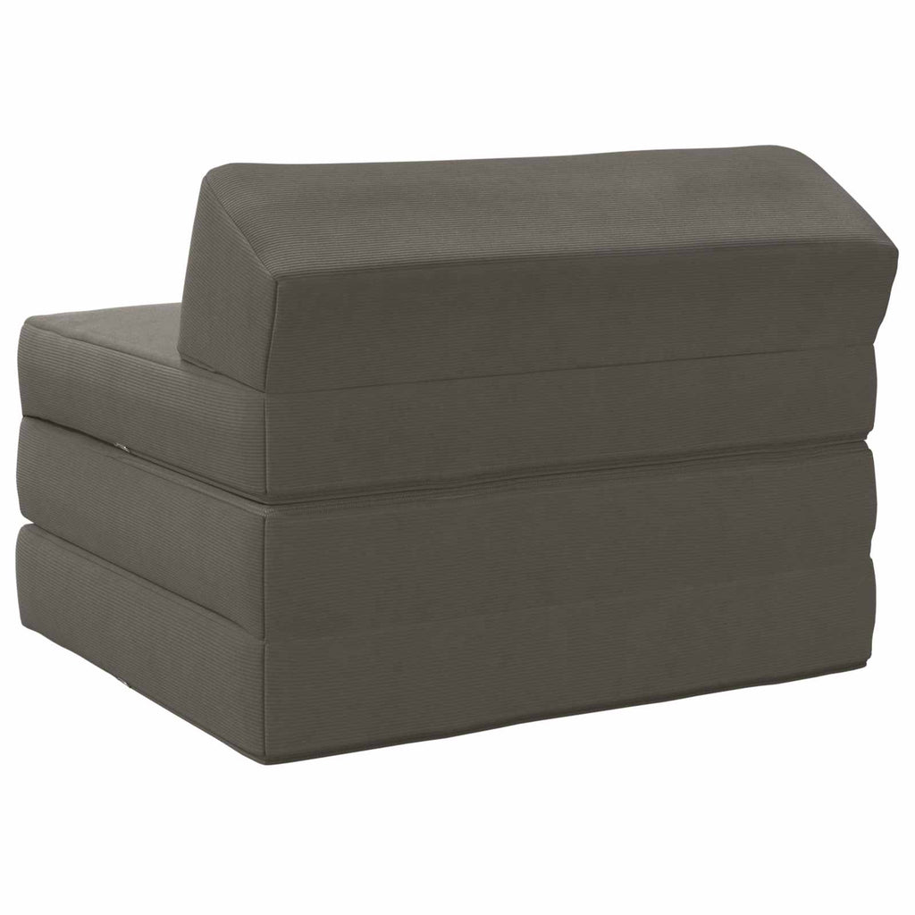 vidaXL Składana Sofa Łóżko jasnoszary 200 x 70 x 10 cm