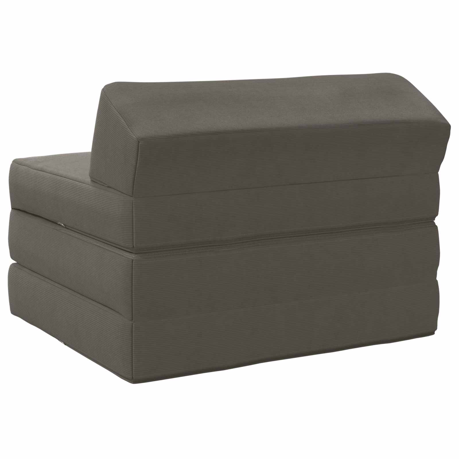 vidaXL Składana Sofa Łóżko jasnoszary 200 x 70 x 10 cm