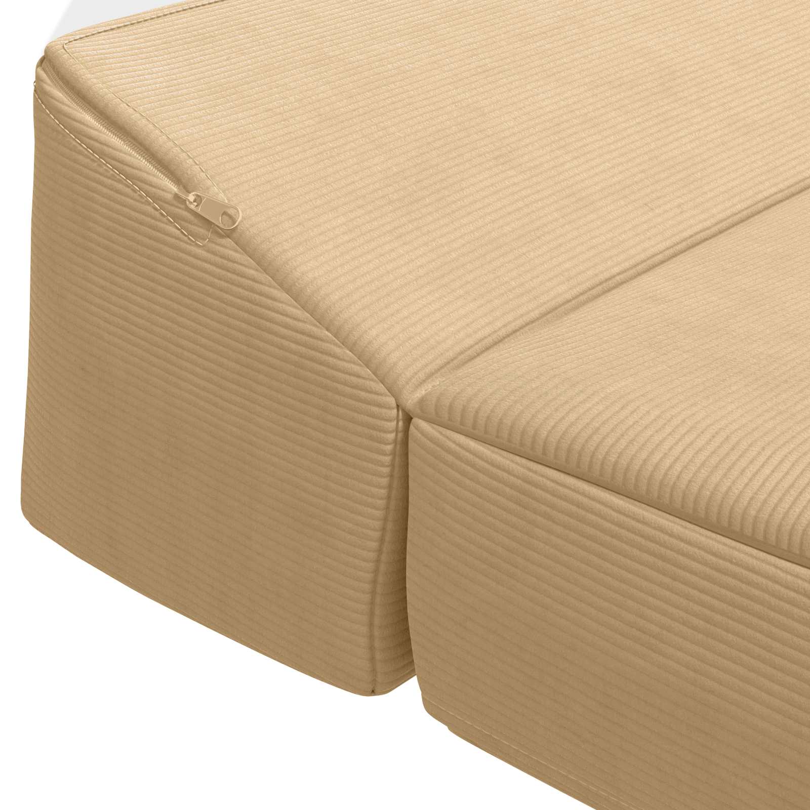 vidaXL Składana Sofa Łóżko Jasnozielony szary 200 x 70 x 10 cm