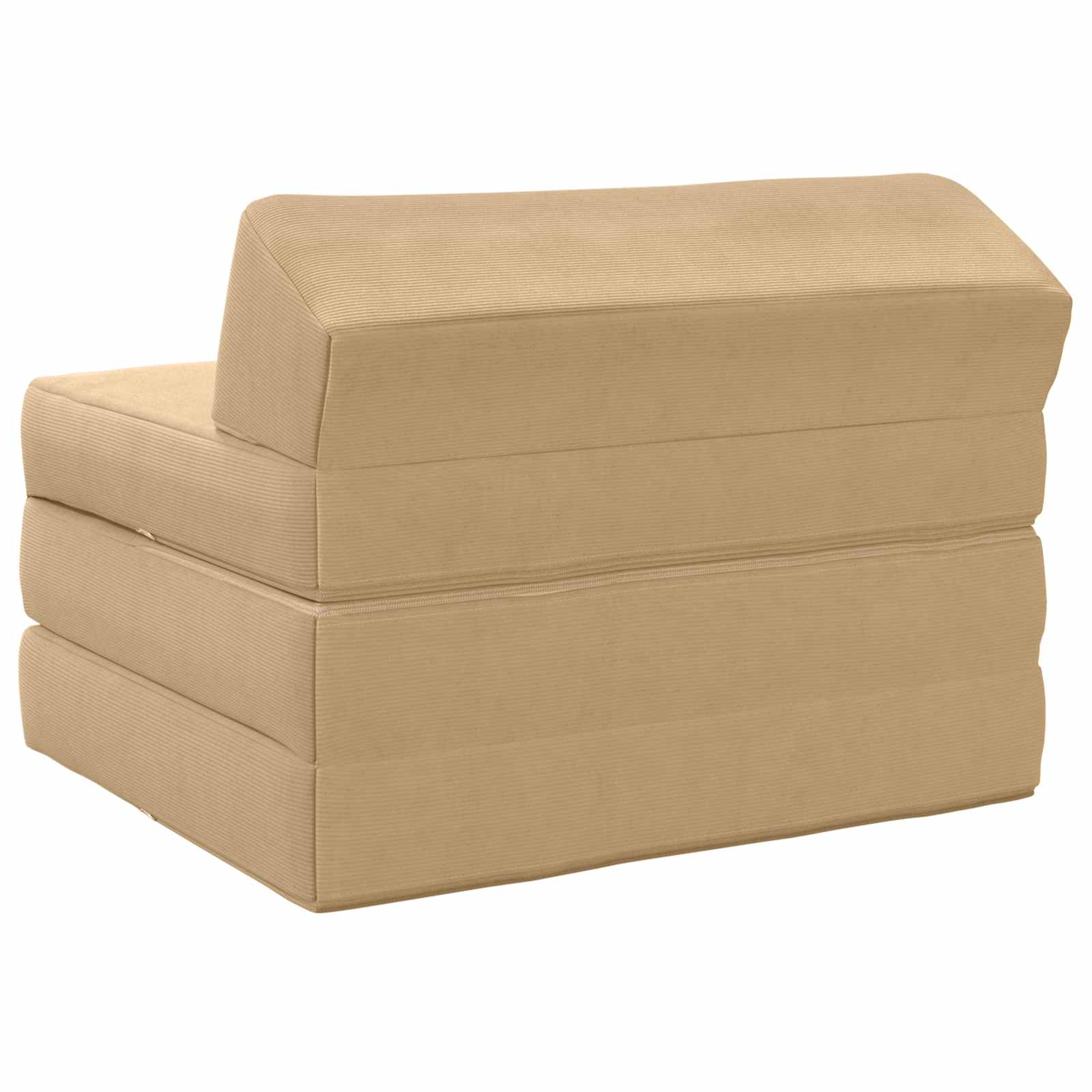vidaXL Składana Sofa Łóżko Jasnozielony szary 200 x 70 x 10 cm
