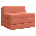 vidaXL Składana Sofa Łóżko Czerwono-pomarańczowy 200 x 70 x 10 cm