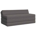 vidaXL Składana Sofa Łóżko jasnoszary 120 x 60 x 49 cm tkanina