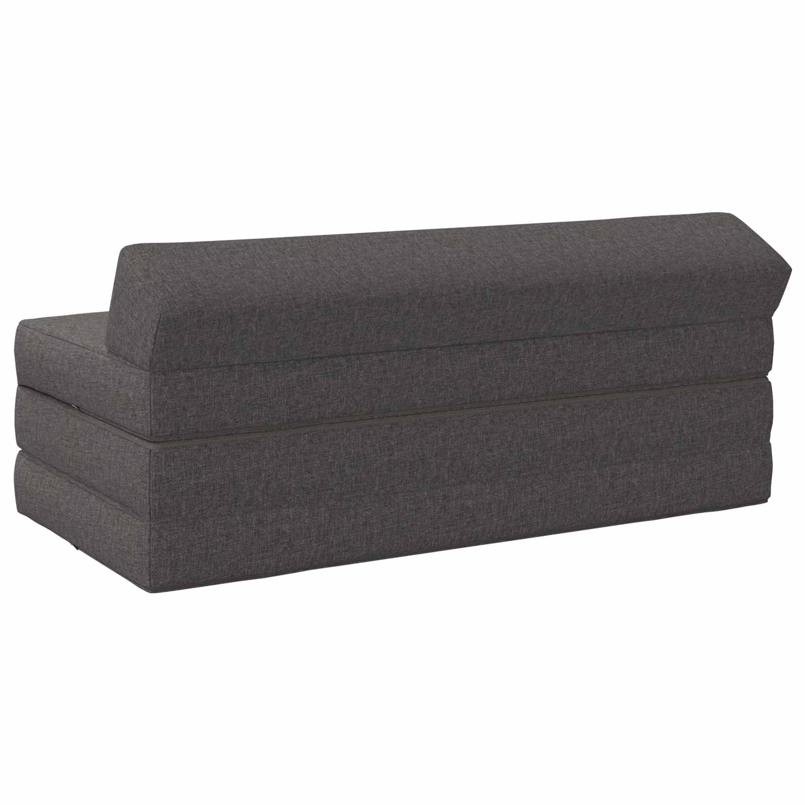 vidaXL Składana Sofa Łóżko jasnoszary 120 x 60 x 49 cm tkanina