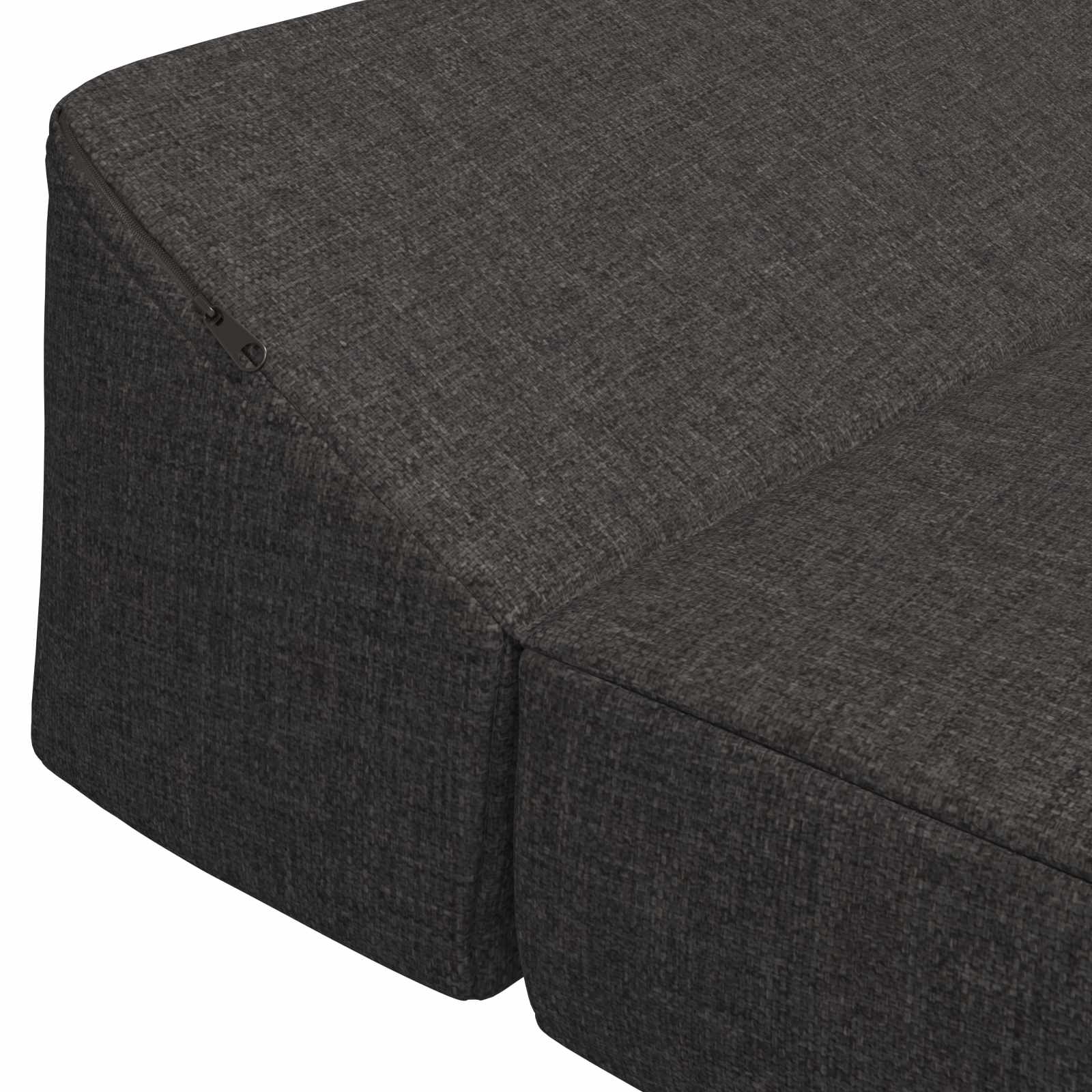 vidaXL Składana Sofa Łóżko ciemnoszary 120 x 60 x 49 cm tkanina