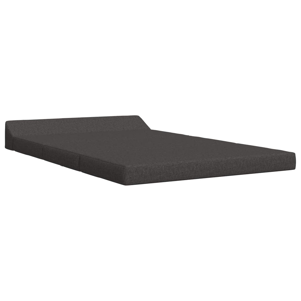 vidaXL Składana Sofa Łóżko ciemnoszary 120 x 60 x 49 cm tkanina