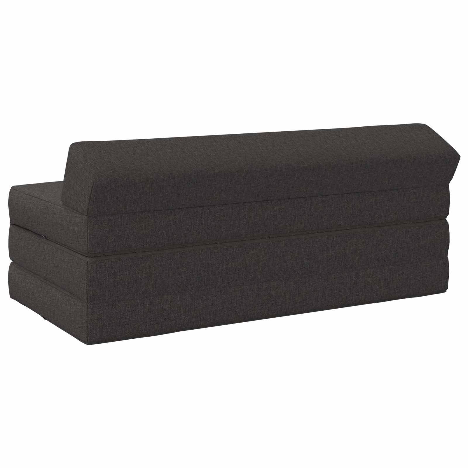 vidaXL Składana Sofa Łóżko ciemnoszary 120 x 60 x 49 cm tkanina