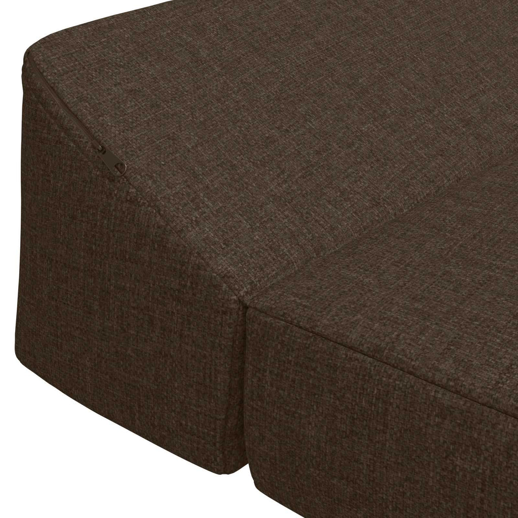 vidaXL Składana Sofa Łóżko Ciemnoszary 120 x 60 x 49 cm tkanina