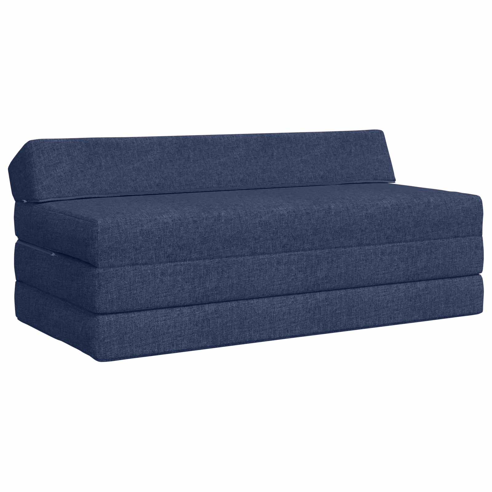 vidaXL Składana Sofa Łóżko niebieski 120 x 60 x 49 cm tkanina