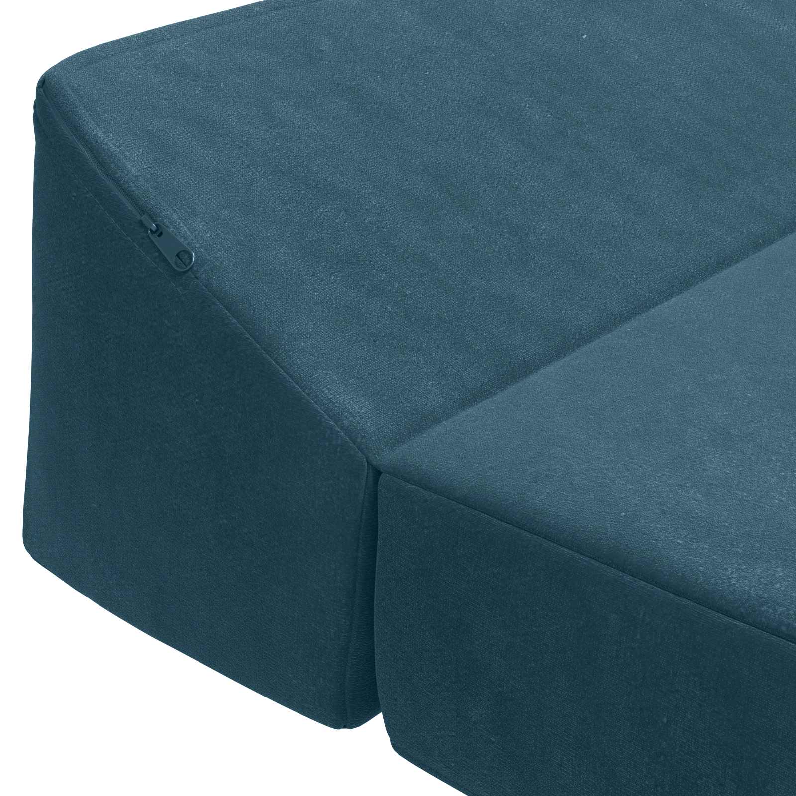 vidaXL Składana Sofa Łóżko niebieski 120 x 60 x 49 cm tkanina