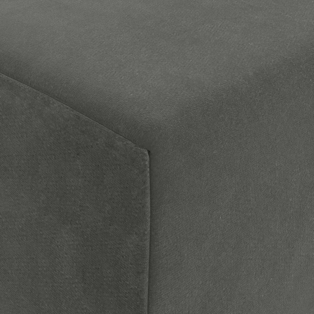 vidaXL Składana Sofa Łóżko ciemnoszary 120 x 60 x 49 cm tkanina