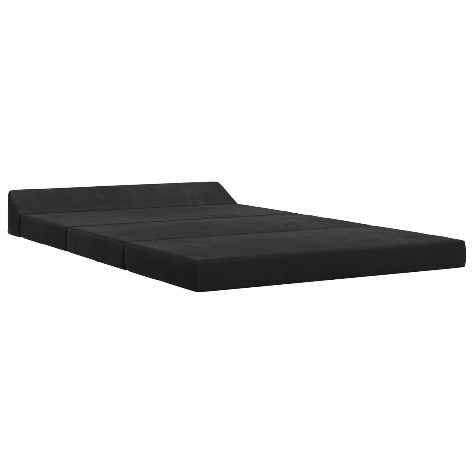 vidaXL Składana Sofa Łóżko Czarny 120 x 60 x 49 cm tkanina