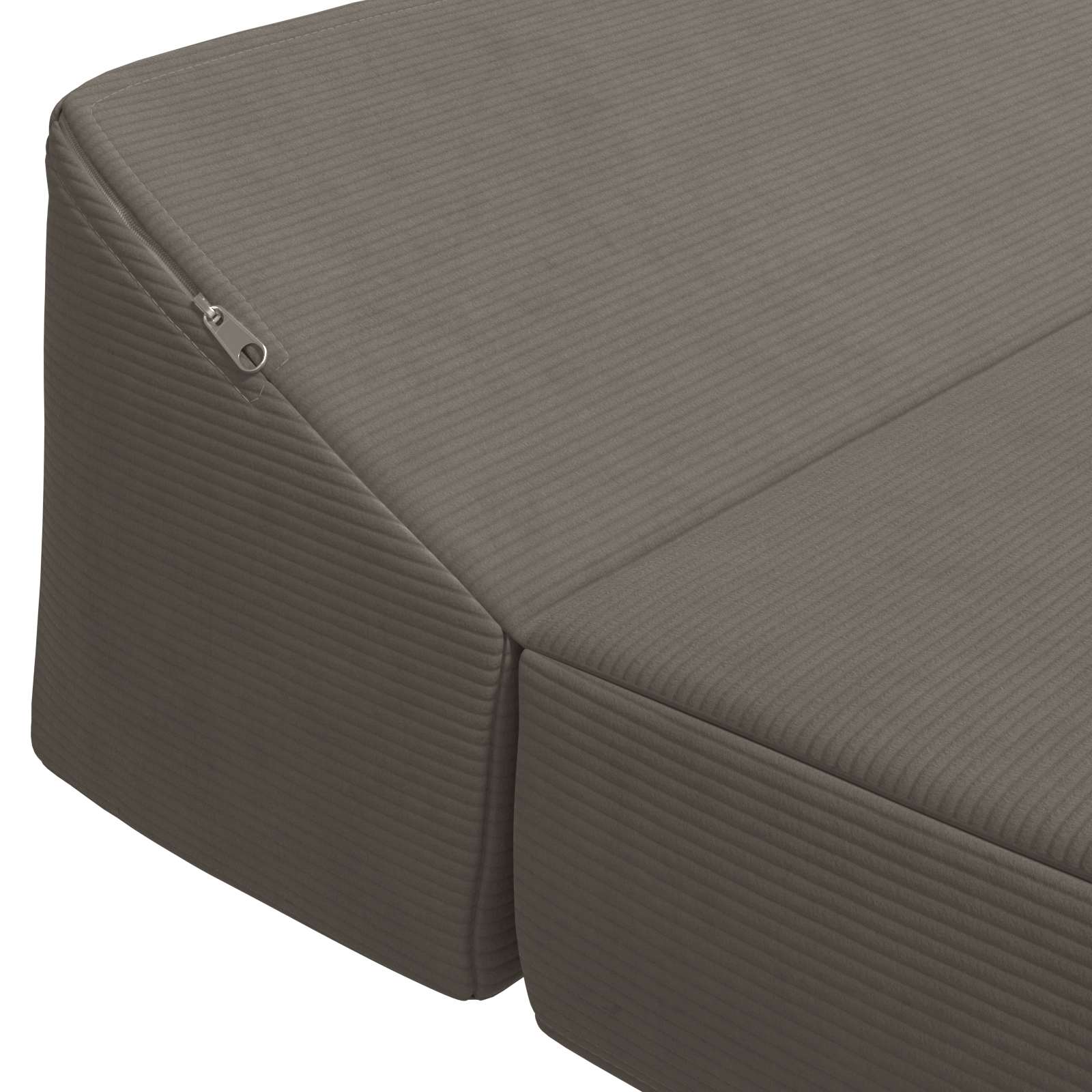 vidaXL Składana Sofa Łóżko jasnoszary 120 x 60 x 49 cm tkanina