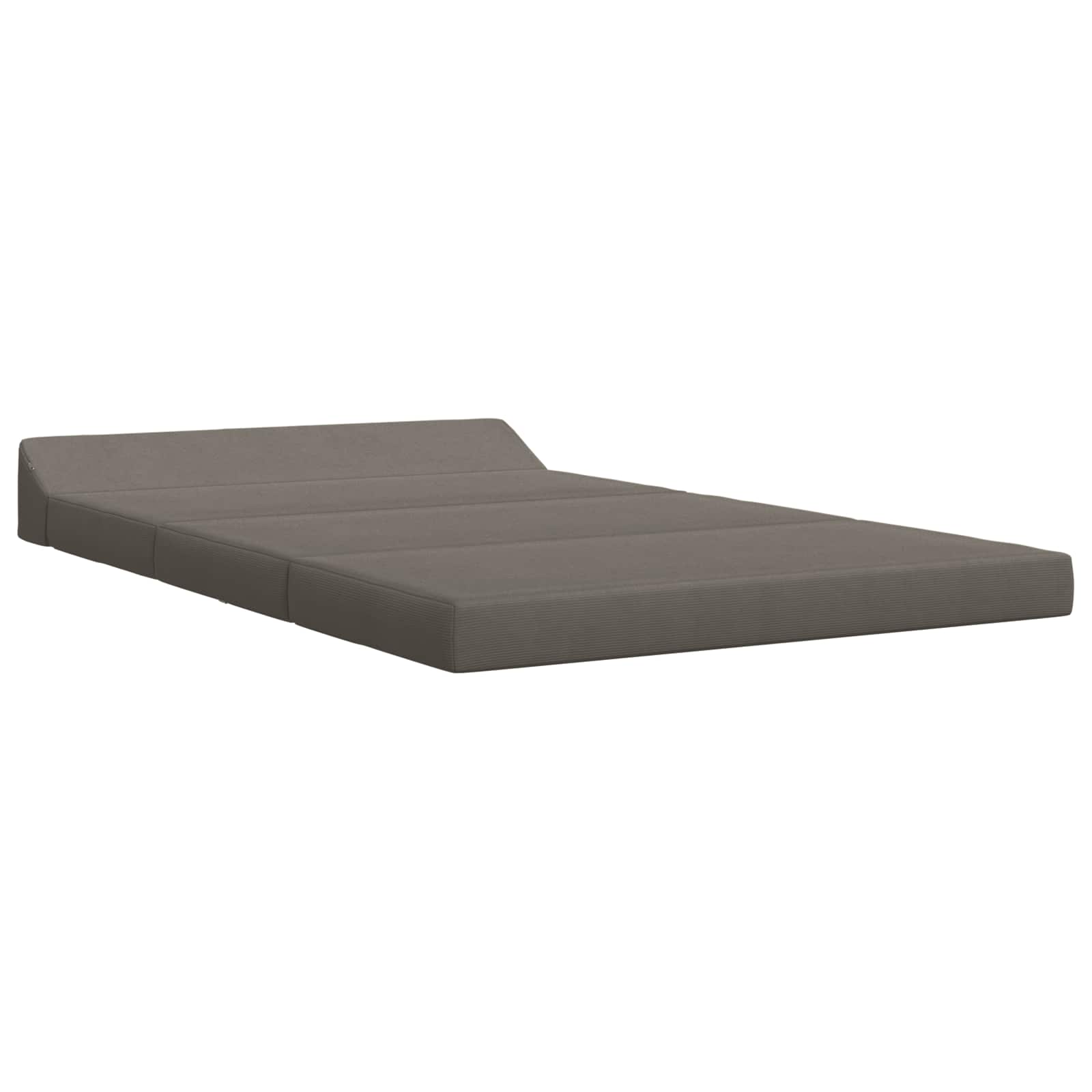 vidaXL Składana Sofa Łóżko jasnoszary 120 x 60 x 49 cm tkanina