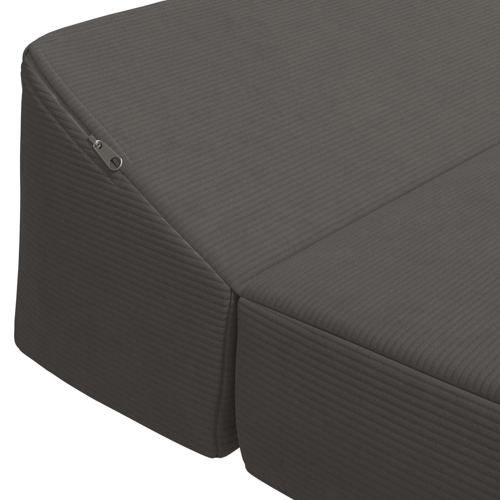 vidaXL Składana Sofa Łóżko ciemnoszary 120 x 60 x 49 cm tkanina