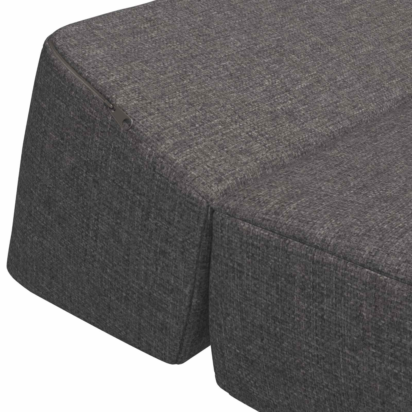 vidaXL Składana Sofa Łóżko jasnoszary 60 x 70 x 41 cm tkanina