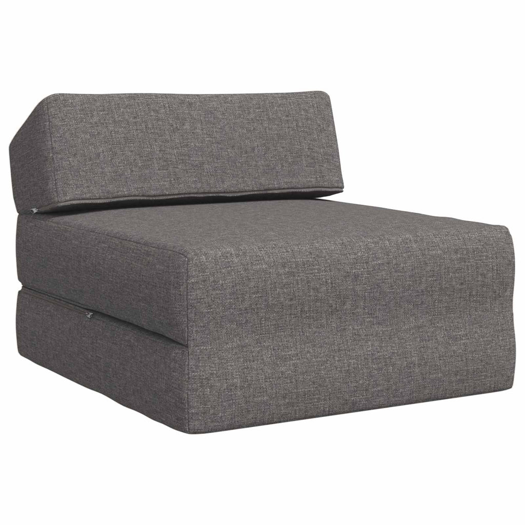 vidaXL Składana Sofa Łóżko jasnoszary 60 x 70 x 41 cm tkanina