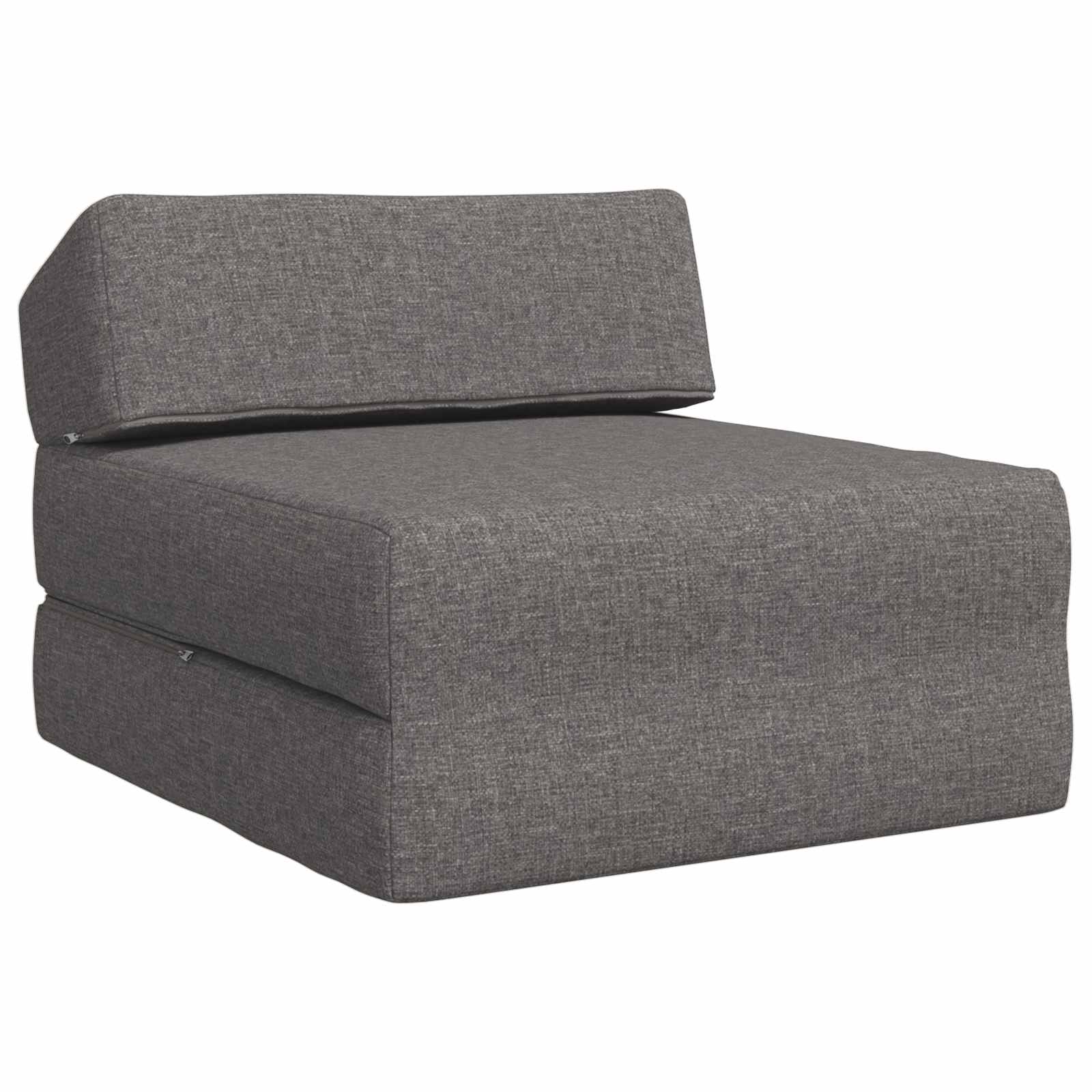 vidaXL Składana Sofa Łóżko jasnoszary 60 x 70 x 41 cm tkanina