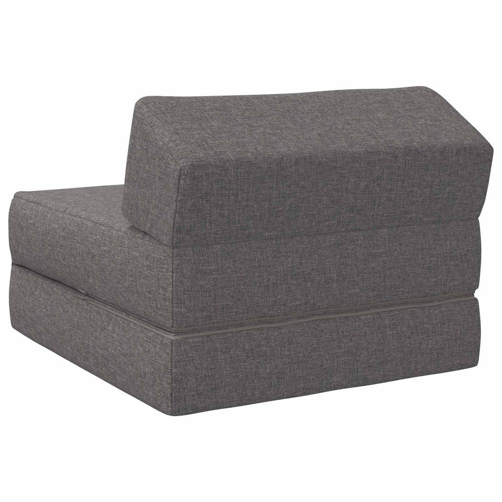 vidaXL Składana Sofa Łóżko jasnoszary 60 x 70 x 41 cm tkanina