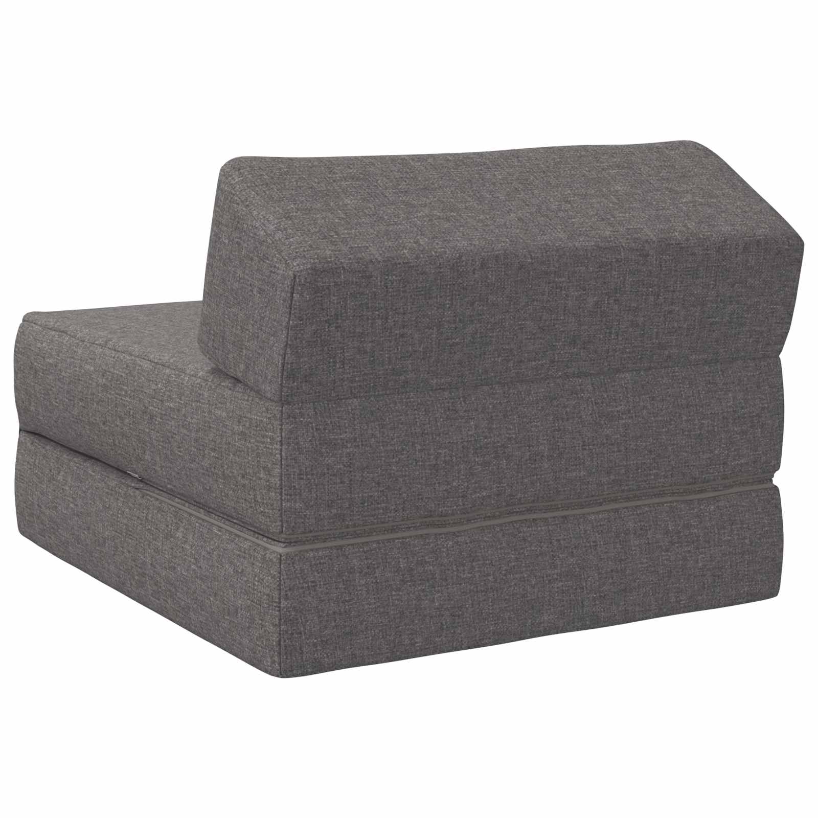 vidaXL Składana Sofa Łóżko jasnoszary 60 x 70 x 41 cm tkanina