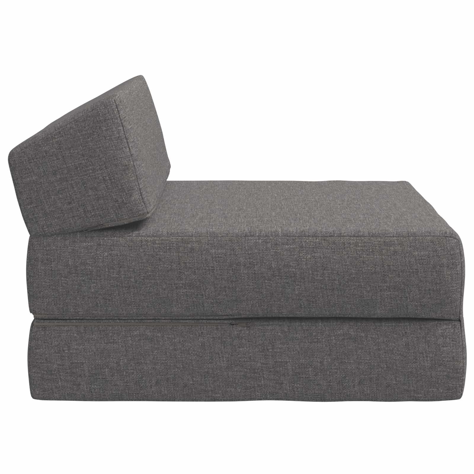 vidaXL Składana Sofa Łóżko jasnoszary 60 x 70 x 41 cm tkanina