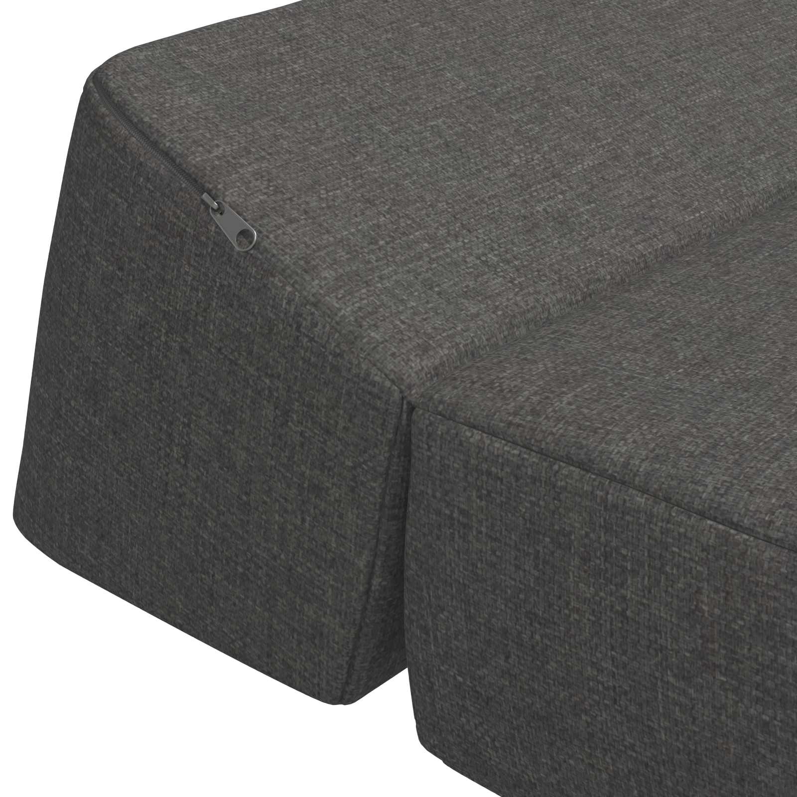 vidaXL Składana Sofa Łóżko ciemnoszary 60 x 70 x 41 cm tkanina