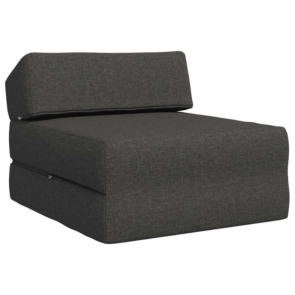 vidaXL Składana Sofa Łóżko ciemnoszary 60 x 70 x 41 cm tkanina