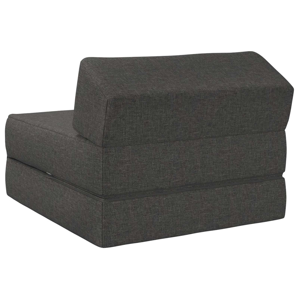 vidaXL Składana Sofa Łóżko ciemnoszary 60 x 70 x 41 cm tkanina