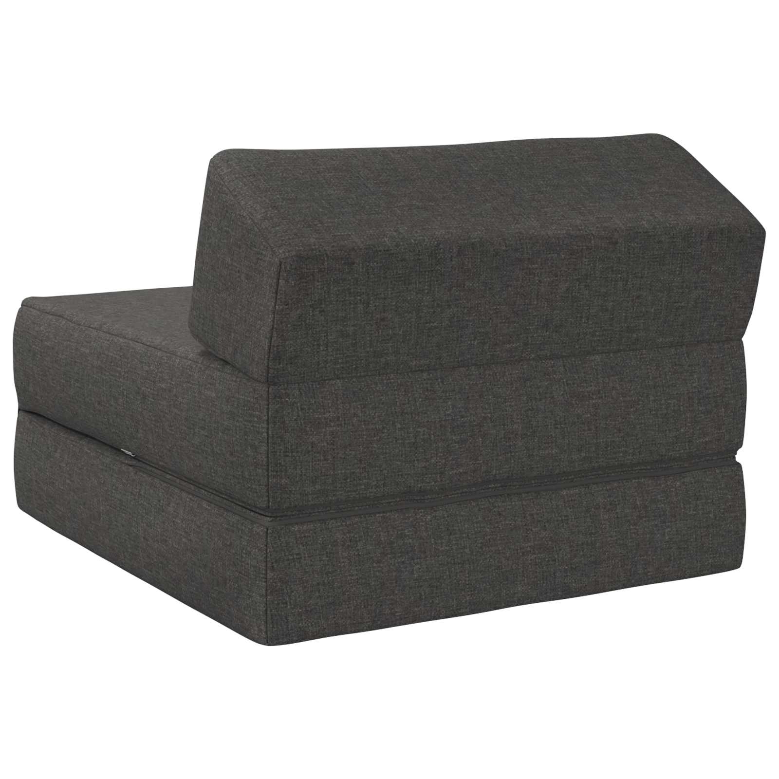 vidaXL Składana Sofa Łóżko ciemnoszary 60 x 70 x 41 cm tkanina