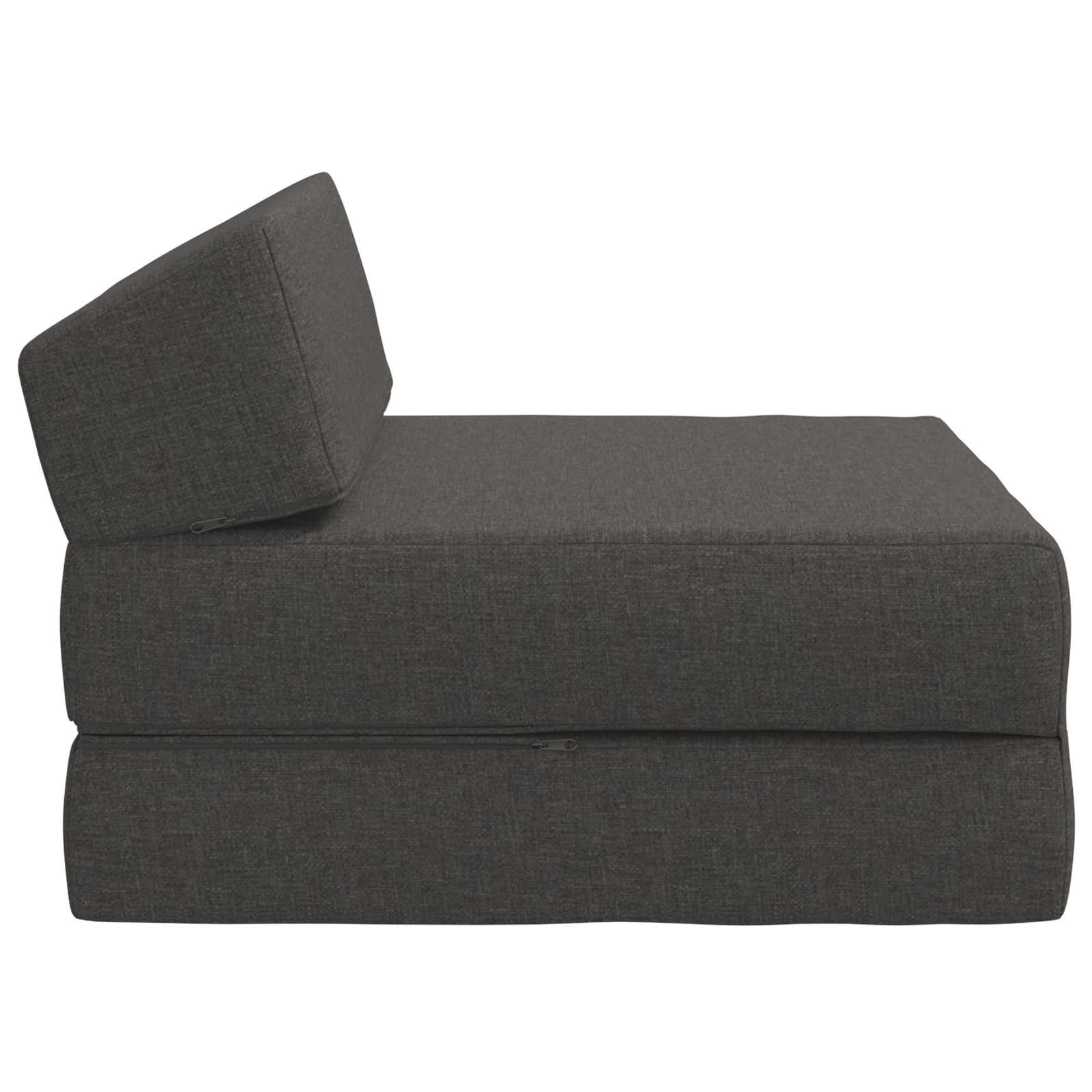 vidaXL Składana Sofa Łóżko ciemnoszary 60 x 70 x 41 cm tkanina