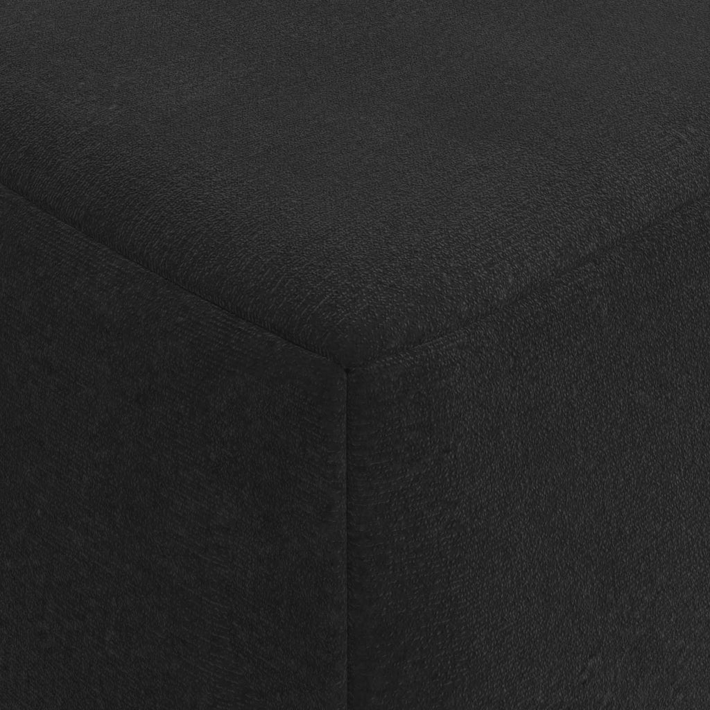 vidaXL Składana Sofa Łóżko Czarny 60 x 70 x 41 cm tkanina