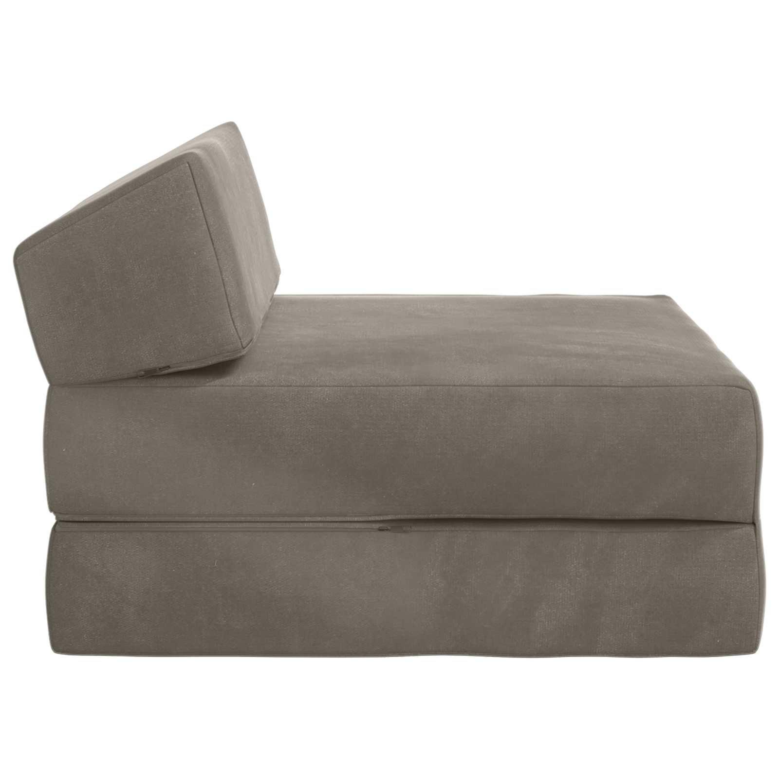 vidaXL Składana Sofa Łóżko jasnoszary 60 x 70 x 41 cm tkanina