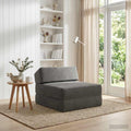 vidaXL Składana Sofa Łóżko ciemnoszary 60 x 70 x 41 cm tkanina