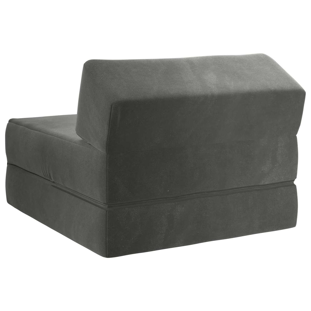 vidaXL Składana Sofa Łóżko ciemnoszary 60 x 70 x 41 cm tkanina