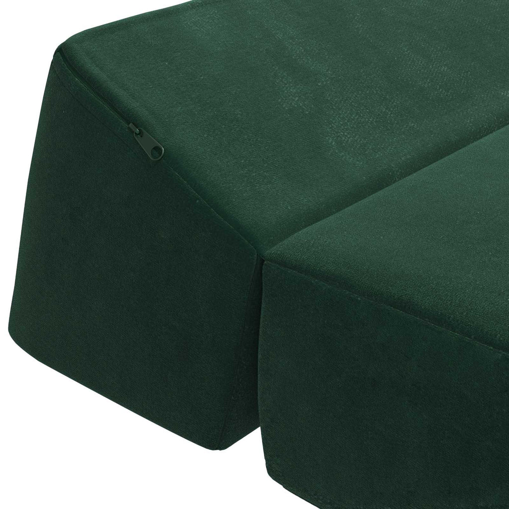 vidaXL Składana Sofa Łóżko Ciemnozielony 60 x 70 x 41 cm tkanina