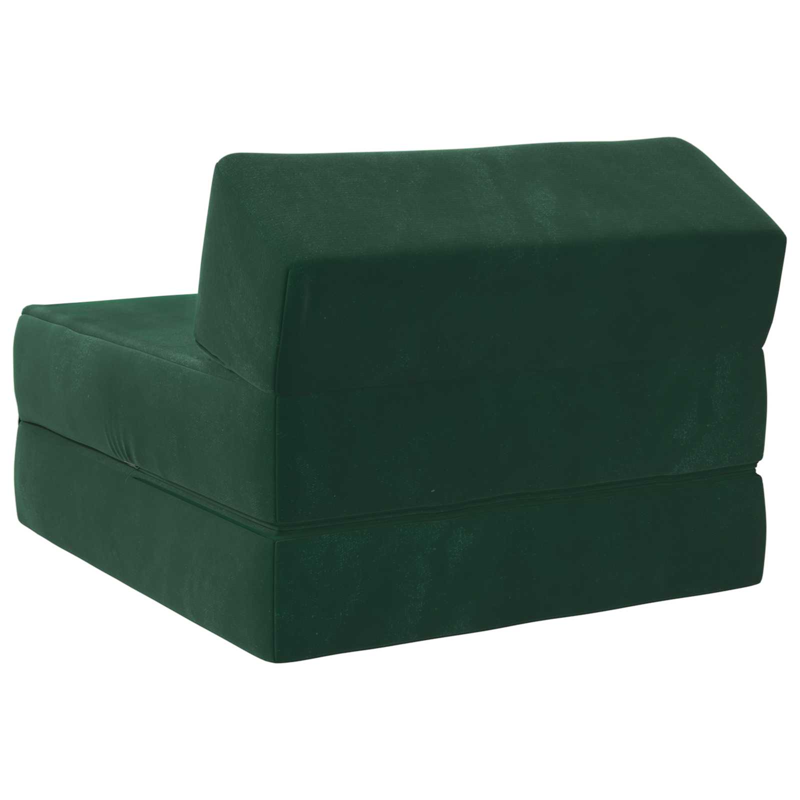 vidaXL Składana Sofa Łóżko Ciemnozielony 60 x 70 x 41 cm tkanina