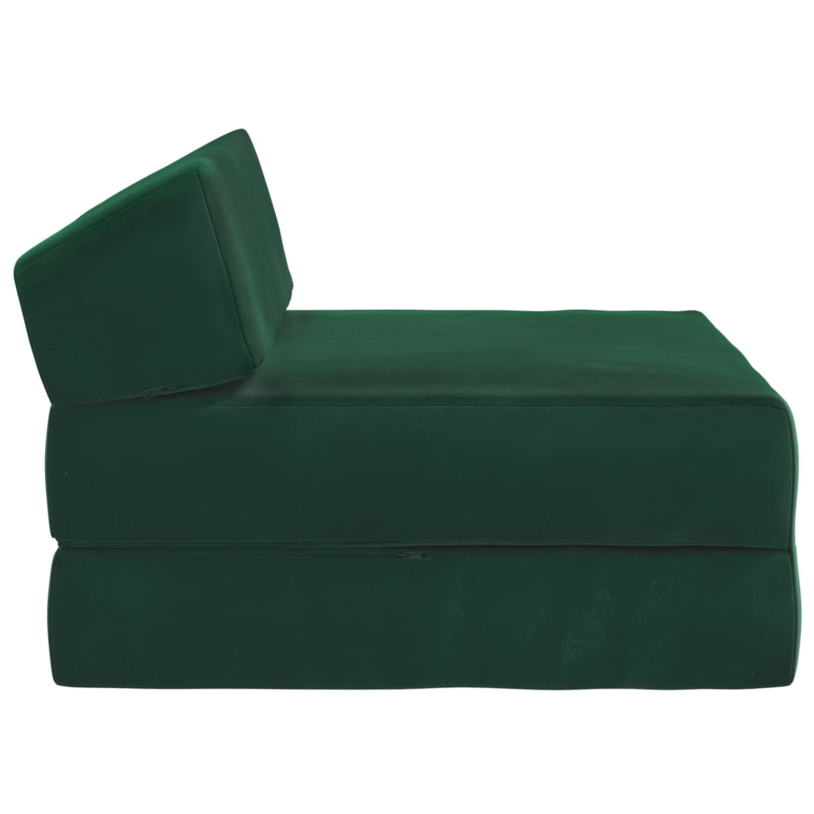 vidaXL Składana Sofa Łóżko Ciemnozielony 60 x 70 x 41 cm tkanina