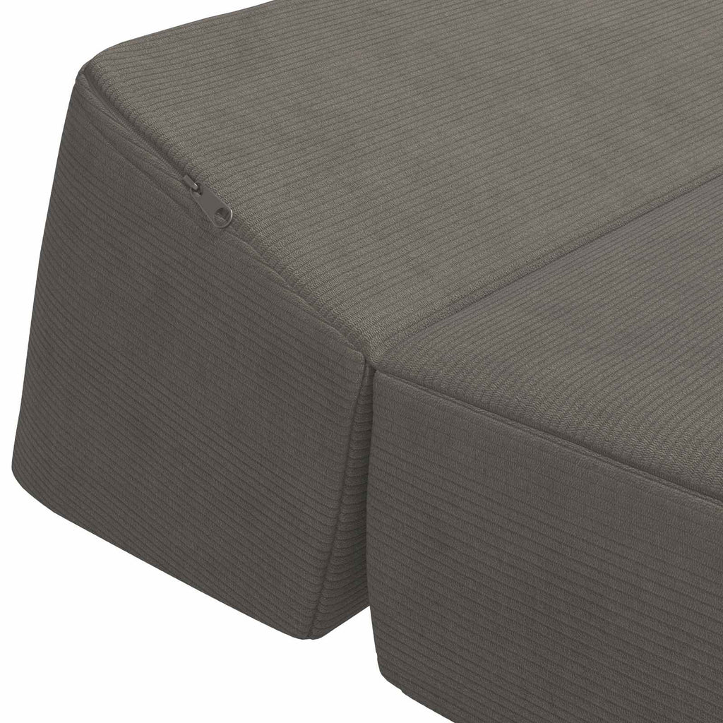 vidaXL Składana Sofa Łóżko jasnoszary 60 x 70 x 41 cm tkanina