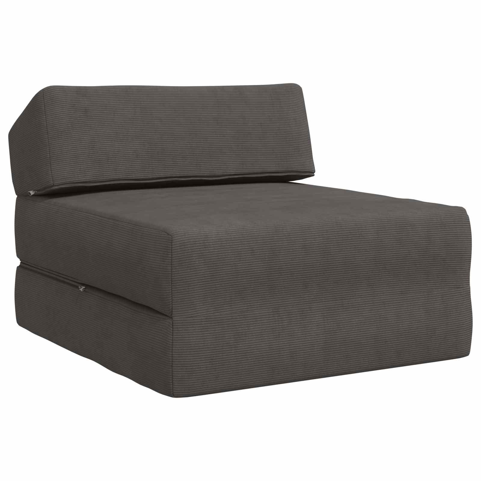 vidaXL Składana Sofa Łóżko ciemnoszary 60 x 70 x 41 cm tkanina