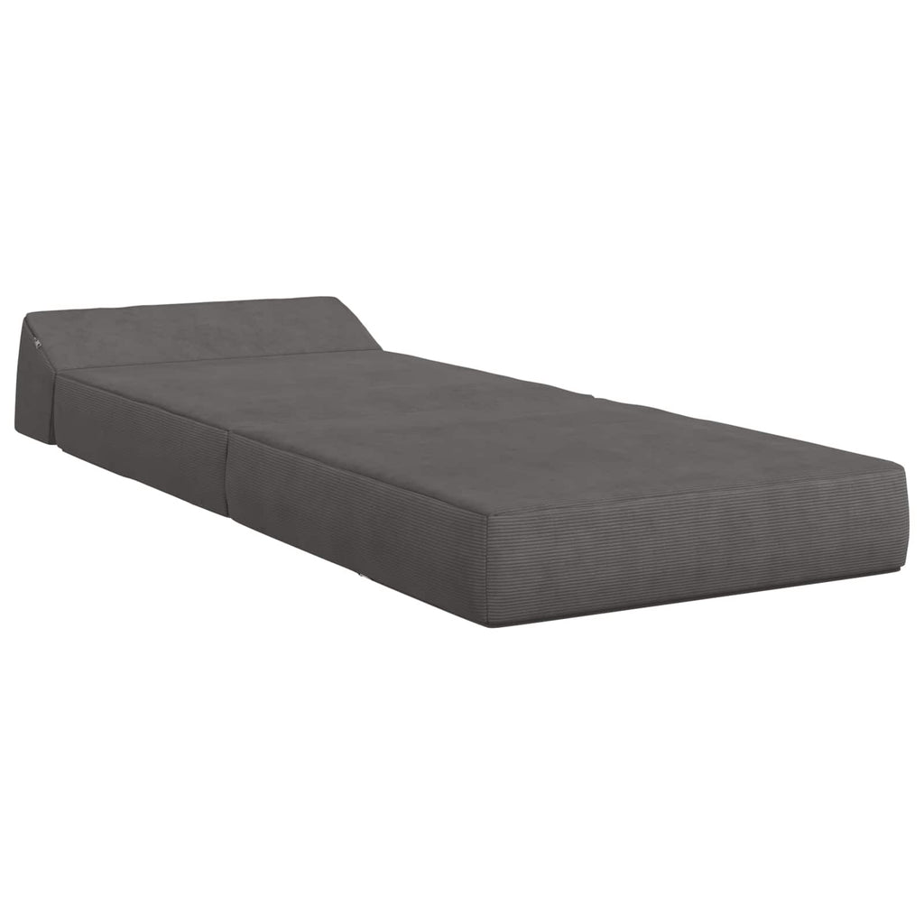 vidaXL Składana Sofa Łóżko ciemnoszary 60 x 70 x 41 cm tkanina