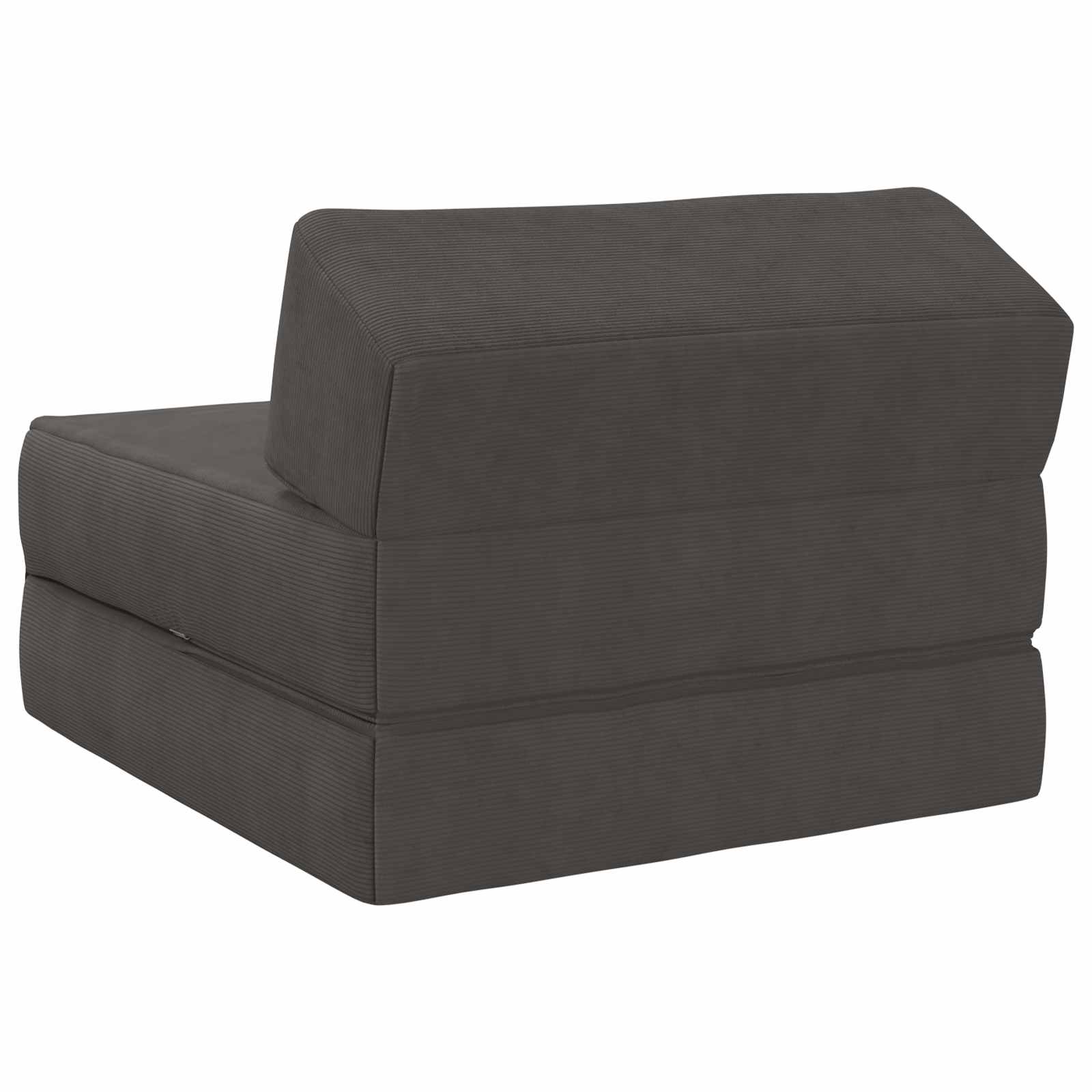 vidaXL Składana Sofa Łóżko ciemnoszary 60 x 70 x 41 cm tkanina