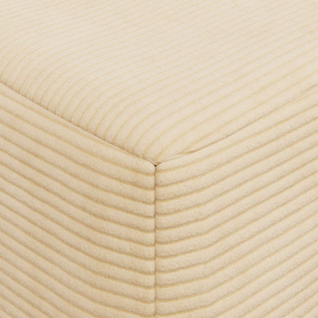 vidaXL Składana Sofa Łóżko kremowy 60 x 70 x 41 cm tkanina