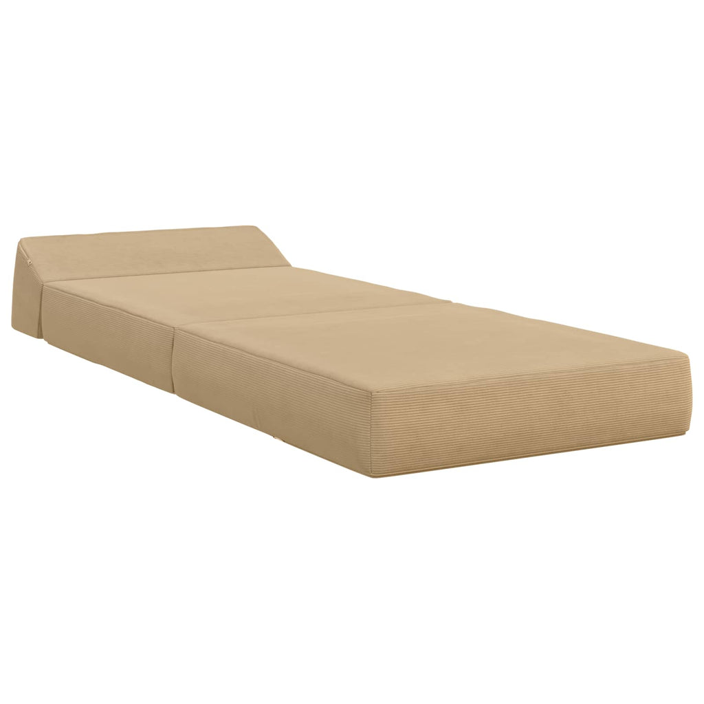 vidaXL Składana Sofa Łóżko Zielono-szary 60 x 70 x 41 cm tkanina