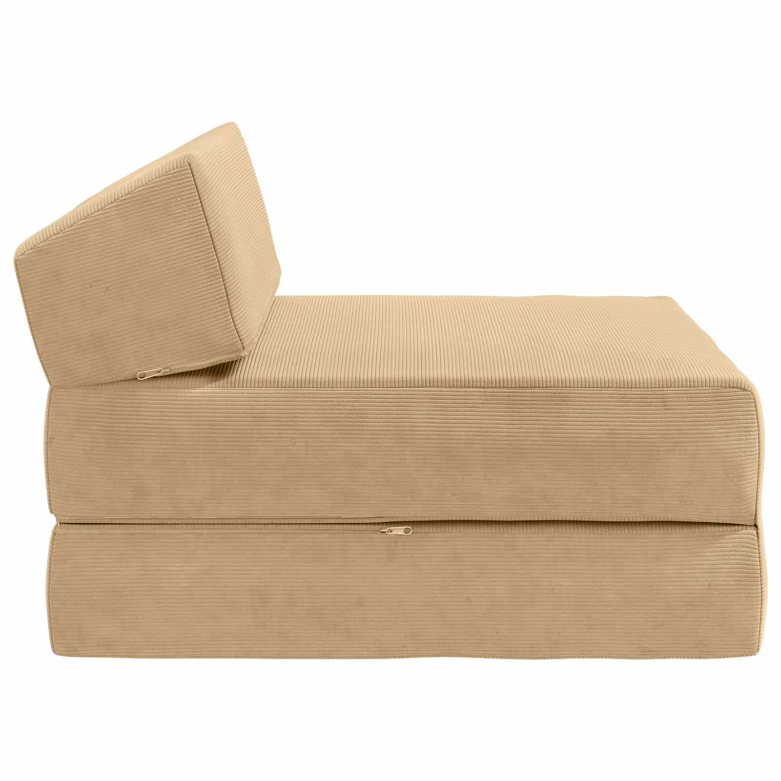 vidaXL Składana Sofa Łóżko Zielono-szary 60 x 70 x 41 cm tkanina