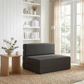 vidaXL Składana Sofa Łóżko ciemnoszary 70 x 72 x 60 cm tkanina