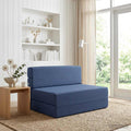 vidaXL Składana Sofa Łóżko niebieski 70 x 72 x 60 cm tkanina