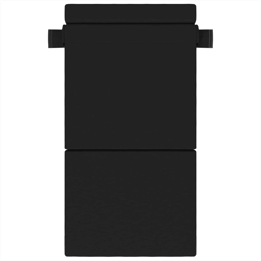 vidaXL Składana Sofa Łóżko Czarny 70 x 80 x 60 cm tkanina