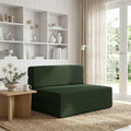 vidaXL Składana Sofa Łóżko Ciemnozielony 70 x 80 x 60 cm tkanina