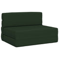 vidaXL Składana Sofa Łóżko Ciemnozielony 70 x 80 x 60 cm tkanina