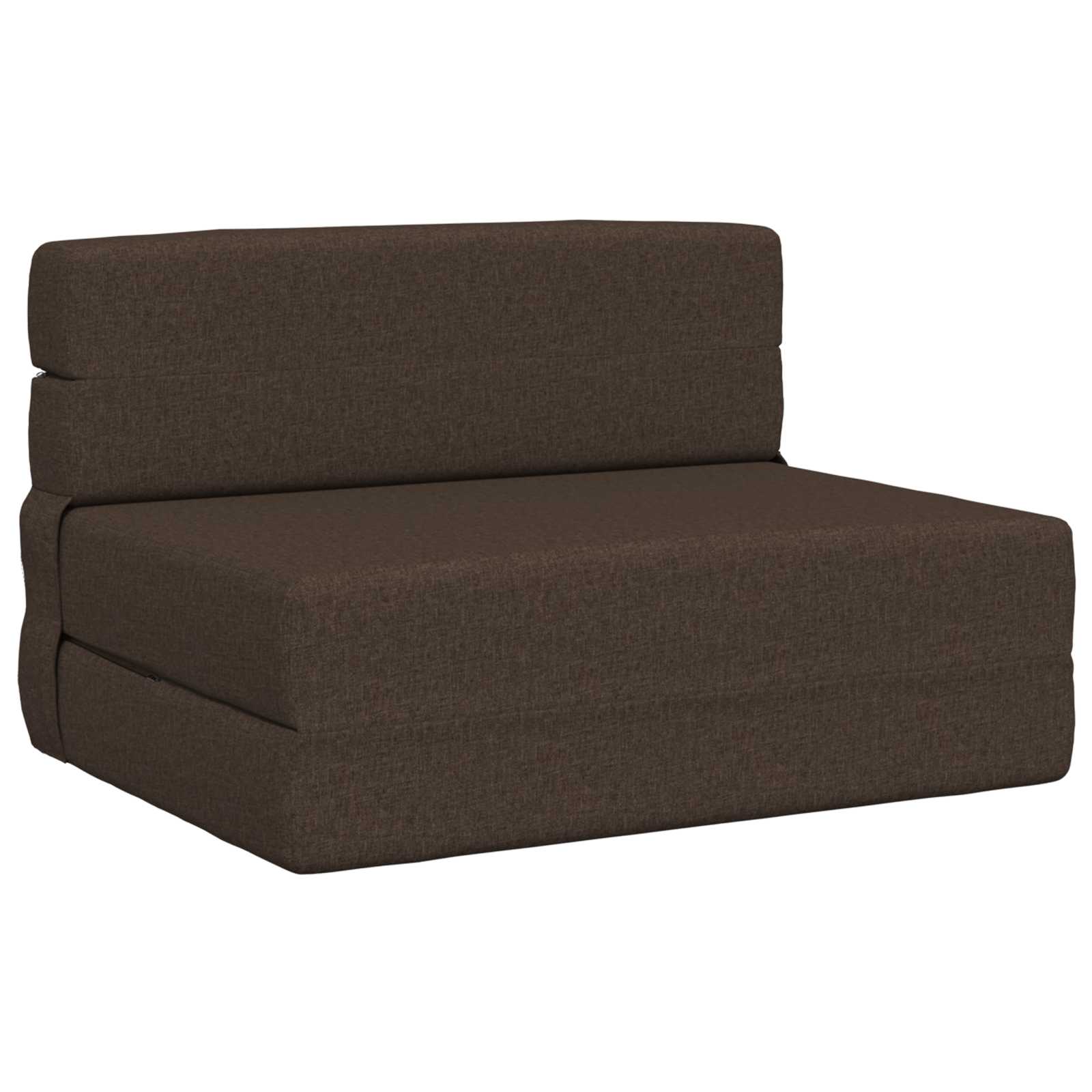vidaXL Składana Sofa Łóżko Ciemnoszary 70 x 80 x 60 cm tkanina