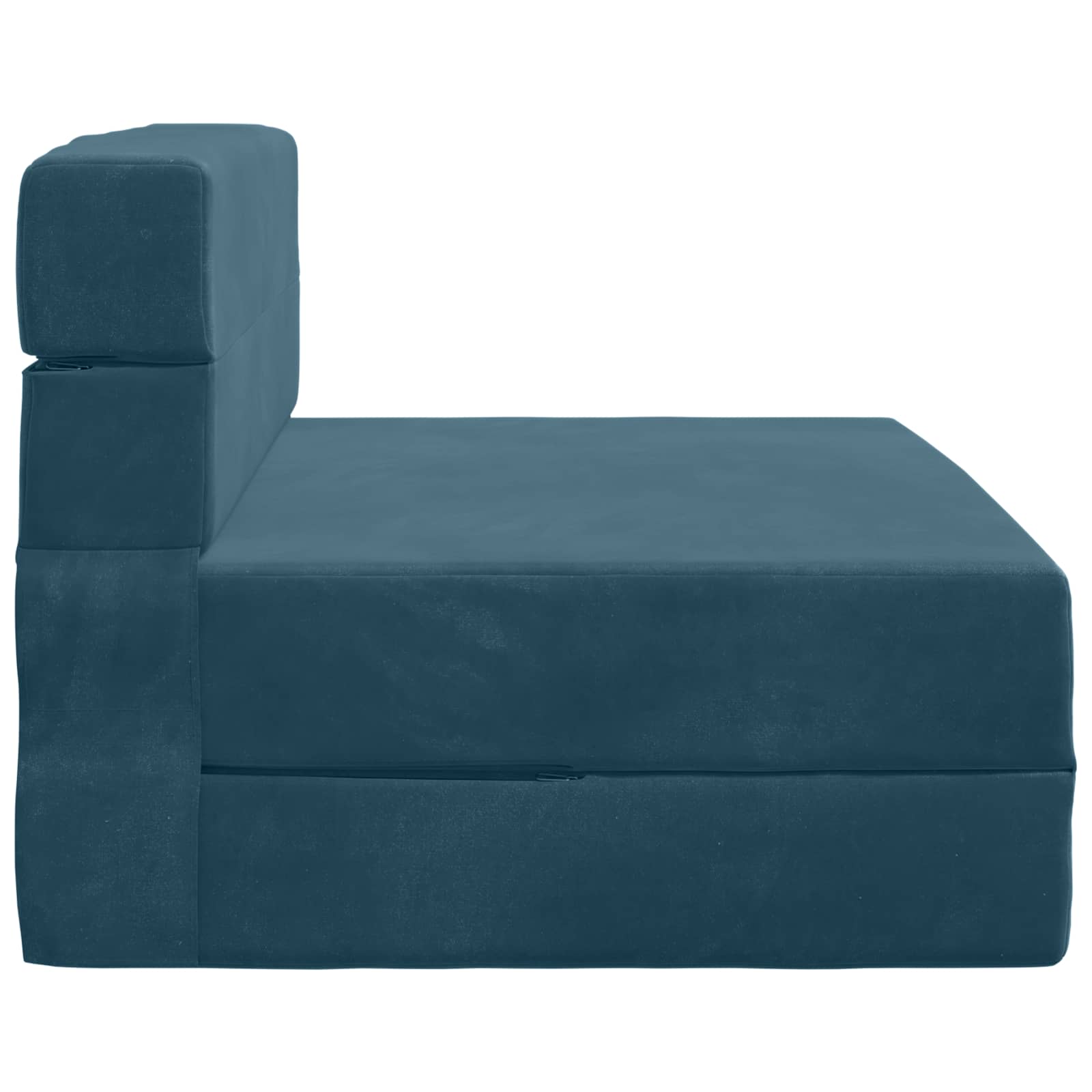 vidaXL Składana Sofa Łóżko niebieski 70 x 80 x 60 cm tkanina